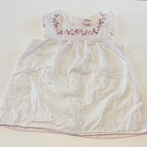 GAP Cream Dress with Pink Trim